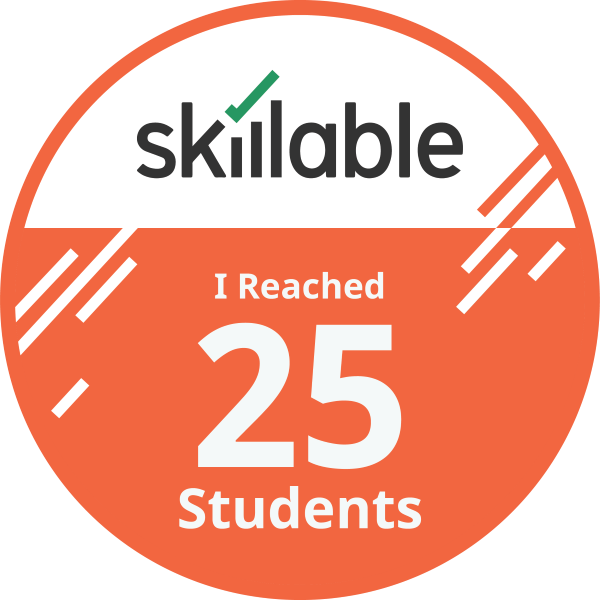 Instructor Recognition - 25 Students Reached